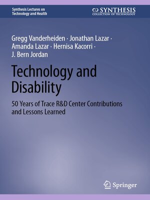 cover image of Technology and Disability